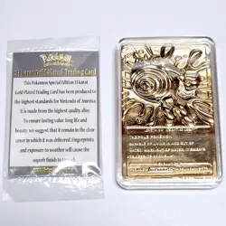 🔥 Pokemon POLIWHIRL 23K Gold Plated Trading Card 1999 Burger King Promo - Image 4
