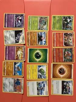 63 Pack Pokemon playing Cards with large gold-colored Pikachu TCG coin - Image 3