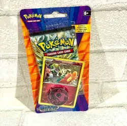 Pokemon XY Steam Siege Blister Card Pack with Floette Promo Mew Coin NEW - Image 1