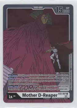 2022 Digimon Card Game - Digital Hazard (EX2) Rare Mother D-Reaper #EX2-007 - Image 1