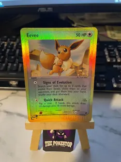 Pokemon Card - Eevee - Sandstorm 63/100 Reverse Holo 2003 - Image 1