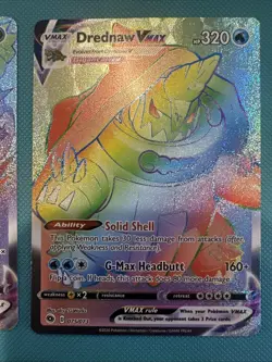 Pokemon Card Secret Rainbow Rare LOT Eternatus Drednaw VMAX 192/189 075/073 NM - Image 3