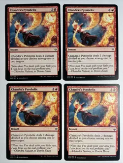 4x Mtg War Of The Sparks Chandra’s Pyrohelix NM Magic The Gathering - Image 1