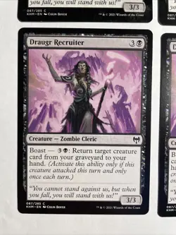 4x Mtg Kaldheim Draugr Recruiter NM/M Magic Karte Magic The Gathering - Image 2