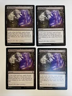 4x Mtg Zendikar Rising Blood Price NM/M Magic The Gathering - Image 1