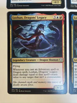 4x Mtg Baldur's Gate Lozhan, Dragons‘ Legacy NM/M Magic The Gathering - Image 2