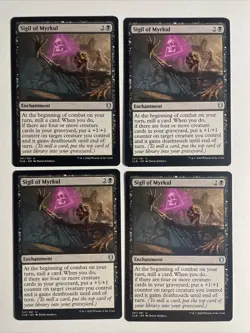 4x Mtg Baldur's Gate Sigil Of Myrkul NM/M Magic The Gathering - Image 1