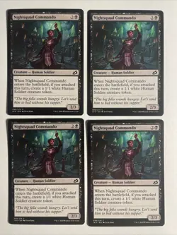 4x Mtg Ikoria Lair Of Behemoths Nightsquad Commando NM/M Magic the Gathering - Image 1