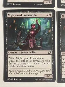 4x Mtg Ikoria Lair Of Behemoths Nightsquad Commando NM/M Magic the Gathering - Image 2