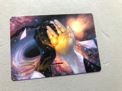 Mtg Carte Magic Marvel Spider-Man Art Series Soul Stone Gold Signed Stamp NM - Image 2