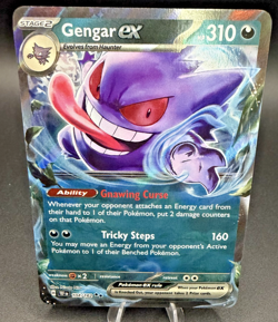 Pokemon TCG- 2024 Gengar EX 104/162 Temporal Forces NM - Image 1