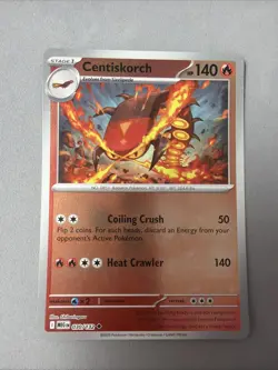 Pokemon TCG * Mega Evolution * 30/132 Centiskorch REVERSE HOLO UNCOMMON FRESH PK - Image 1