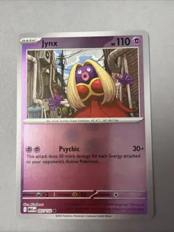 Pokemon TCG * Mega Evolution * 57/132 Jynx REVERSE HOLO COMMON * FRESH PK - Image 1