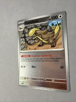 Pokemon TCG * Mega Evolution * 110/132 Gumshoos REVERSE HOLO UNCOMMON * FRESH PK - Image 2