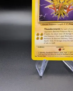 Zapdos 30/62 - Fossil Regular - Vintage Pokemon TCG WOTC - LP - Image 4