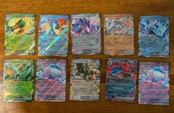 Pokemon Black Bolt White Flare Ex Lot of 10 NM+ - Image 1