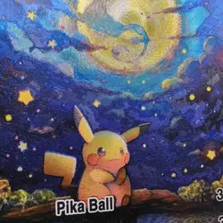 Pokemon Pikachu V Custom Made Fan Art Holo With Texture - Image 2