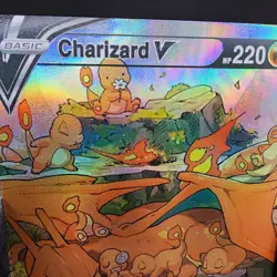 Pokemon Charizard Custom Made Fan Art Holo With Texture - Image 2