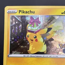 Pikachu SWSH234 Pokemon GO Black Star Promo Holo NM Pokemon TCG - Image 3