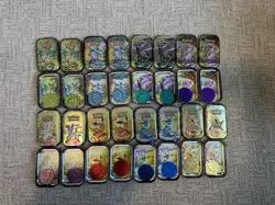 UNSEALED Prismatic Evolutions Mini Tins (No Packs!) TWO Complete Sets w/ Coins! - Image 2