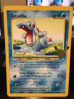 Totodile 81/111 Common Pokemon Celebrations First Partner Jumbo - Image 1