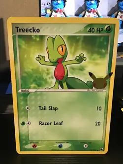 Treecko 76/109 Common Pokemon Celebrations First Partner Jumbo - Image 1