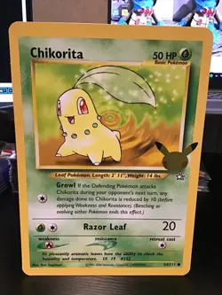 Chikorita 54/111 Common Pokemon Celebrations First Partner Jumbo - Image 1