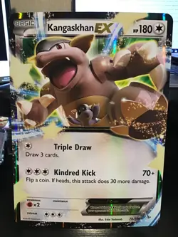 Kangaskhan EX 78/106 Pokemon Flashfire Jumbo - Image 1