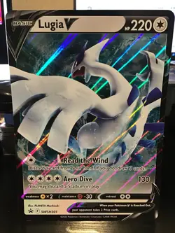 Lugia V SWSH301 Pokemon Black Star Promo Jumbo - Image 1