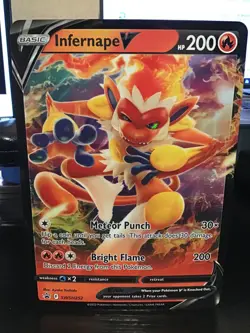 Infernape V SWSH252 Pokemon Black Star Promo Jumbo - Image 1