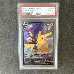 PSA 10 - Pikachu V TG16/TG30 - 2022 Pokemon Swsh11: Lost Origin Trainer Galler - Image 1