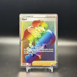 POKEMON SWSH VIVID VOLTAGE #197 OPAL RAINBOW SECRET RARE - NM - Image 1