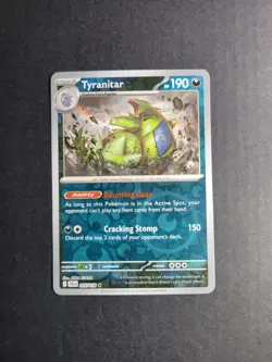 Tyranitar 95/159 Pokemon TCG S&V Journey Together Reverse Holo Rare NM - Image 2