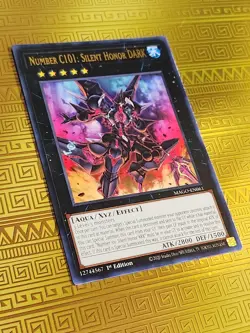 Number C101: Silent Honor DARK - MAGO-EN061 - Rare - 1st Edition - Yu-Gi-Oh Eng - Image 1