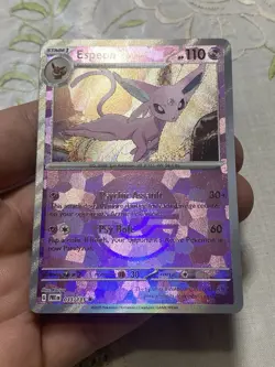 Scarlet And Violet Prismatic Evolutions Espeon Pokeball Card. - Image 3