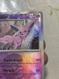 Scarlet And Violet Prismatic Evolutions Espeon Pokeball Card. - Image 5