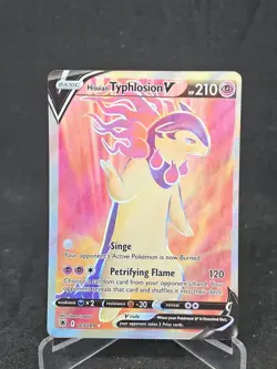 Pokemon Card Hisuian Typhlosion V 169/189 Astral Radiance Ultra Rare - Image 1