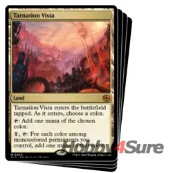 Tarnation Vista X4 M/NM Magic MTG Outlaws Of Thunder Junction: The Big Score - Image 1
