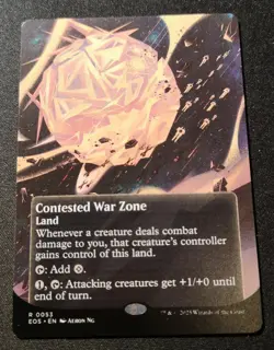 Contested War Zone - Borderless - Stellar Sights - EOS - MTG - EN - NM - 0053 - Image 1