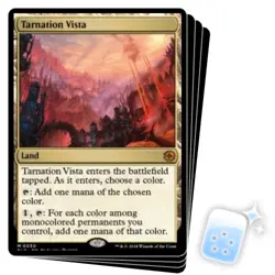 TARNATION VISTA X4 Outlaws Of Thunder Junction: The Big Score BIG Magic MTG CARD - Image 1