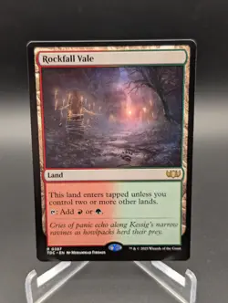 Rockfall Vale Commander: Tarkir: Dragonstorm Regular - Image 1