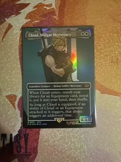 Cloud, Midgar Mercenary (Borderless) Final Fantasy Foil - Image 1