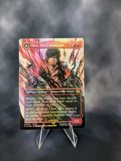 Clive, Ifrit's Dominant (Borderless) (0318) Final Fantasy Foil - Image 1