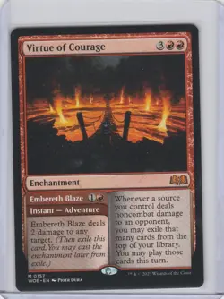 Virtue of Courage Wilds of Eldraine Regular - Image 1
