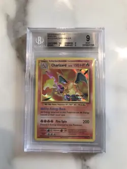 Pokemon BGS 9 Prerelease STAMP Charizard Holo 11/108 2016 XY Evolutions - Image 1