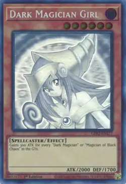 Lightly Played Dark Magician Girl - GFP2-EN177 - Ghost Rare - 1st Edition - YuGi - Image 1