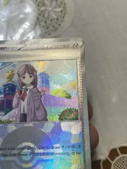 Scarlet And Violet Prismatic Evolutions Lacey Trainer Pokeball Card. - Image 5