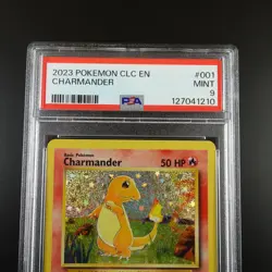PSA 9 Charmander 001/034 Pokemon Classic Collection English Holo Graded Card - Image 2