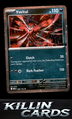 Yveltal (Game Stop) 088/132 Pokemon Rare Miscellaneous Cards & Products Card NM - Image 1