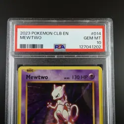 PSA 10 Mewtwo 014/034 Pokemon Classic Collection English Holo Graded Card - Image 2